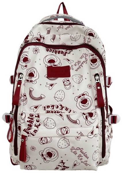 Çok Yönlü Çilek Ayı Büyük Kapasiteli Sırt Çantası (Yurt Dışından)