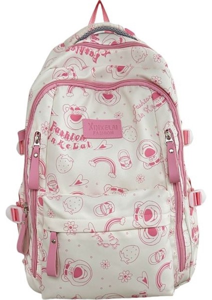Çok Yönlü Çilek Ayı Büyük Kapasiteli Sırt Çantası (Yurt Dışından)