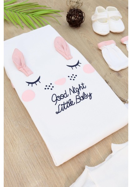 Kız Bebebek Sevimli Tavşan Yenidoğan Pembe 10 Lu Lüks Hastane Çıkışı Zıbın Seti STL6921 modelleri