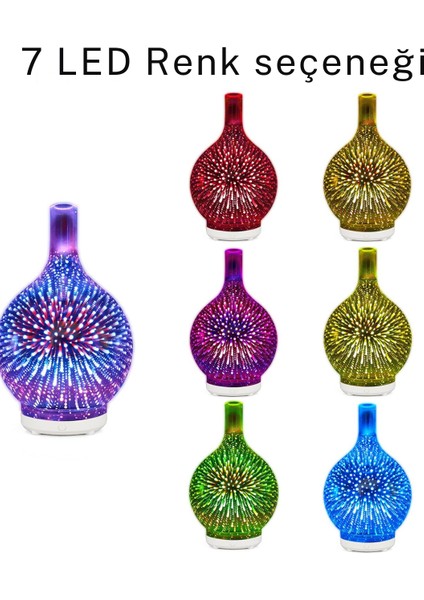 200 ml Uzaktan Kumandalı Aroma Difüzörü Ultrasonik Hava Nemlendirici 7 Renk Ledli Avokado Şekil modelleri