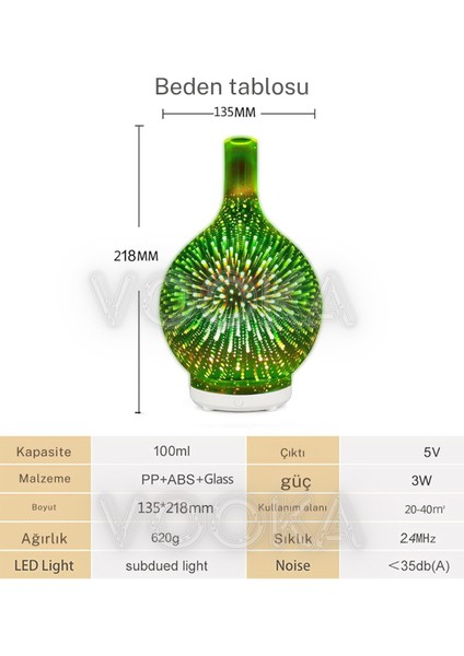 200 ml Uzaktan Kumandalı Aroma Difüzörü Ultrasonik Hava Nemlendirici 7 Renk Ledli Avokado Şekil indirimleri