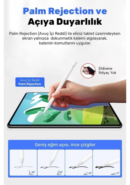 Ipad Yedek Uçlu Tablet Kalemi Ipad 6-7-8-9-10/mini 5-6/air 3-4-5/pro 1-2-3-4-5-6 Stylus Uyumlu