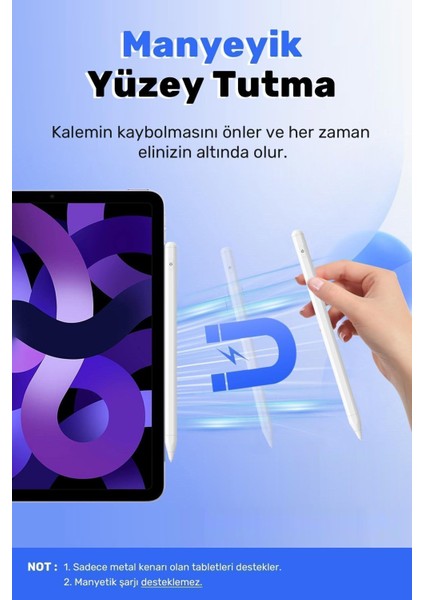 Ipad Yedek Uçlu Tablet Kalemi Ipad 6-7-8-9-10/mini 5-6/air 3-4-5/pro 1-2-3-4-5-6 Stylus Uyumlu