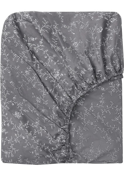Kopparranka Koyu Gri 180X200X26 cm Lastikli Çarşaf (Tek Parça)