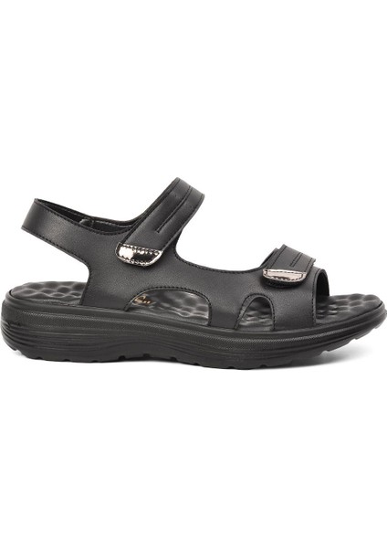 Ayakmod Siyah Kadın Sandalet modelleri