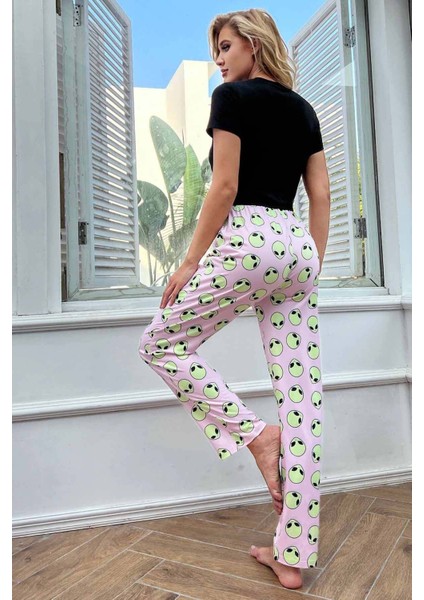 Baskılı Kısa Kollu Pijama Takımı
