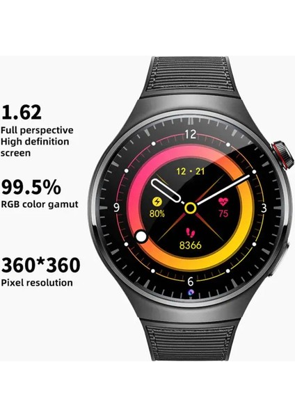 Watch 9 Akıllı Yuvarlak Saat 4g, App Kontrolü, 5g, Gps,bluetooth, Nfc Gizli Kamera Btk Kayıtlı