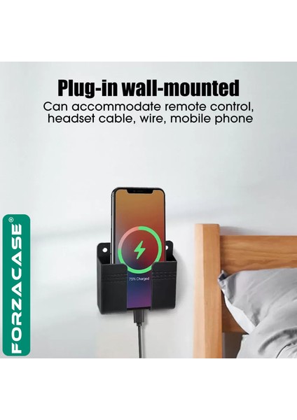 Çok Amaçlı Duvara Monte Telefon Şarj Istasyonu ve Kumanda Standı - FC924 fırsatları