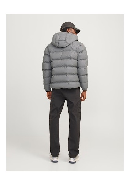 Jack Jones Erkek Gri Puffer Mont 12239020G