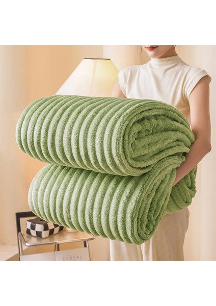 Tavşan Battaniye Yumuşak Rahat Kadife Battaniye 150*200CM Açık Yeşil (Yurt Dışından) fiyatları