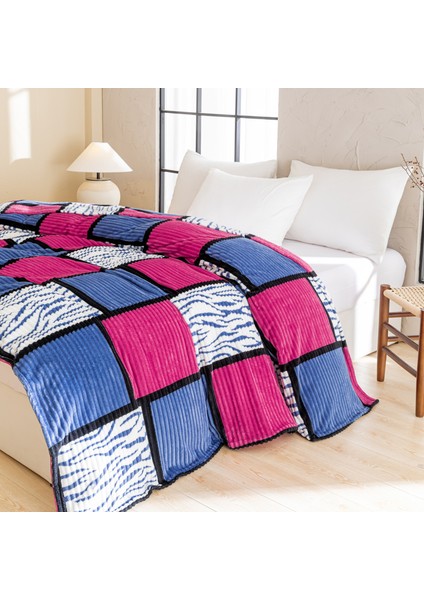 1 Parça Baskılı Ekose Battaniye Çok Amaçlı Battaniye 70*100CM Parlak Kırmızı (Yurt Dışından) fırsatları