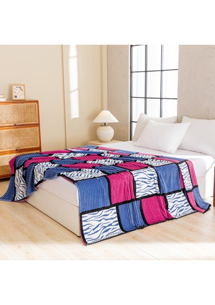 1 Parça Baskılı Ekose Battaniye Çok Amaçlı Battaniye 100*150CM Parlak Kırmızı (Yurt Dışından) fiyatları