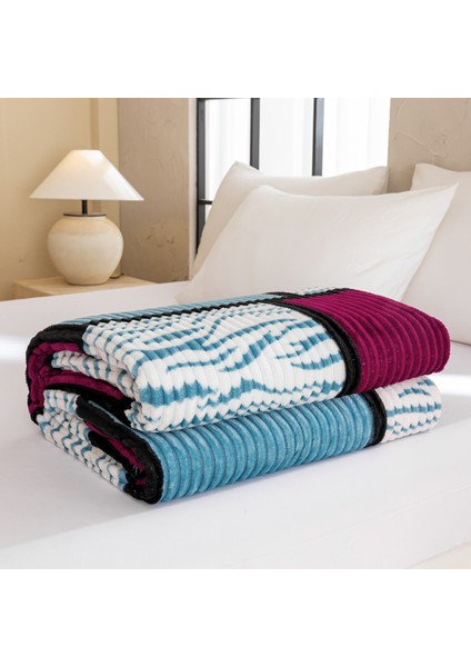 1 Parça Baskılı Ekose Battaniye Çok Amaçlı Battaniye 120*200CM Şarap Kırmızısı (Yurt Dışından) modelleri