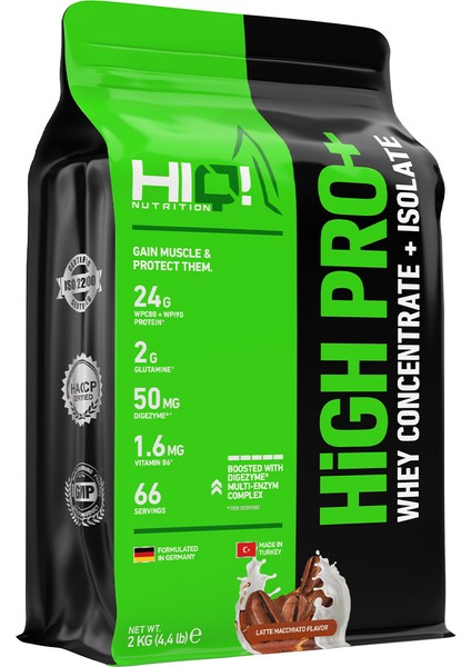 High Pro+ 2 kg Latte Macchiato Flavored