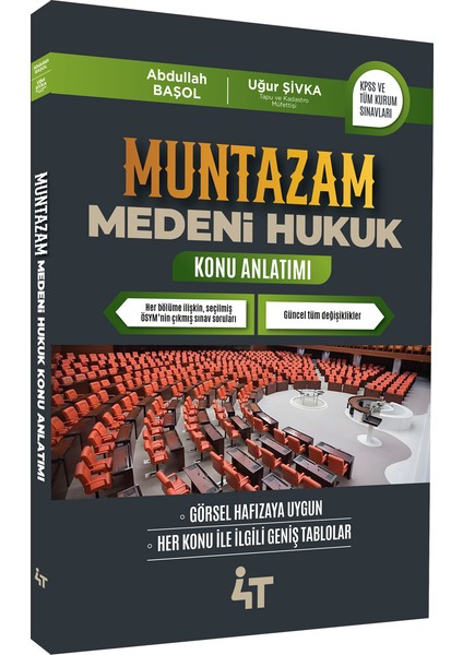 Muntazam Medeni Hukuku Konu Anlatımı