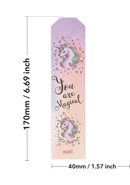 Unicorn Kağıt Kitap Ayracı