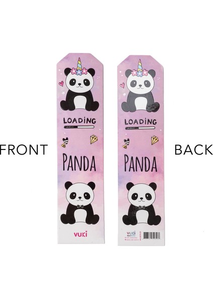 Panda Desenli Kağıt Kitap Ayracı indirimleri