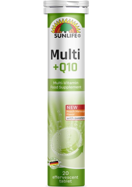 MultiVitamin Mineral Q10 20 Efervesan Tablet