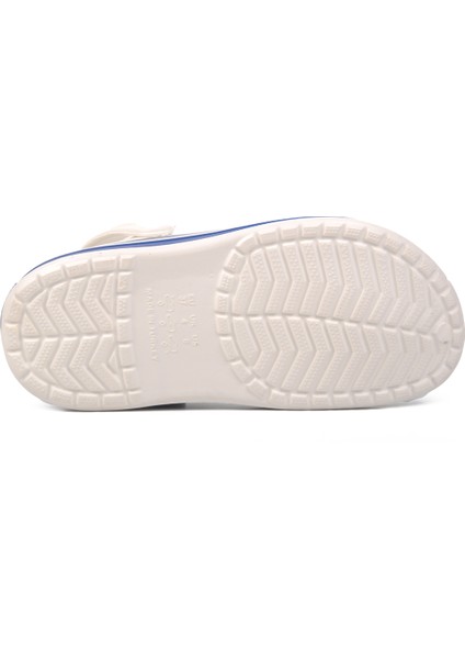 Ayakmod Ekru-Mavi-Beyaz Kadın Terlik indirimleri