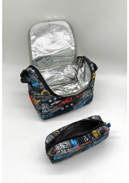 Erkek Çocuk Ilkokul Çantası Karakter Baskılı Çok Bölmeli 3'lü Takım Araba Baskılı Siyah Ilk Okul Çantası indirimleri