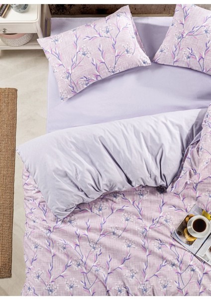Çift Kişilik Nevresim Takımı I 200 x 220 I Lavanta-Lila