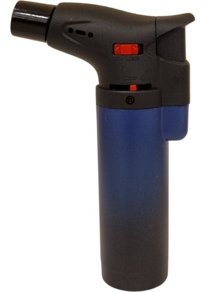 Premiumquality Lacivert Tek Torch Pürmüz Masa Tipi Plastik Puro Çakmağı