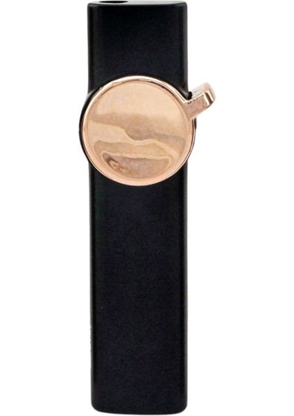 Premiumquality Siyah Tek Torch Pürmüz Metal Puro Çakmağı