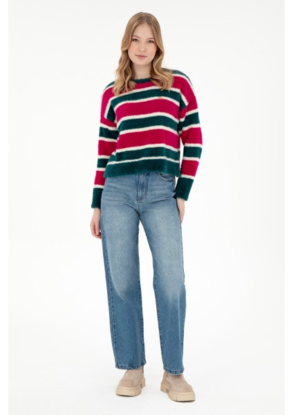 Kadın Fuşya Kazak /triko 50293145-VR023 fırsatları