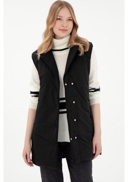 Kadın Siyah Yelek (Dokuma) 50289554-VR046 modelleri