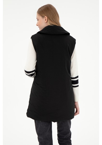 Kadın Siyah Yelek (Dokuma) 50289554-VR046 indirimleri