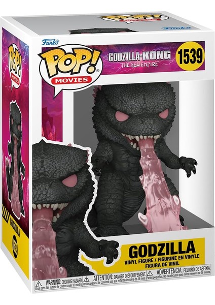 Pop! Movies: Godzilla x Kong: The New Empire - Heat-Ray ile Godzilla - Godzilla Vs Kong 2 - Koleksiyon Vinil Figür - Hediye Fikri - Resmi Ürünler - Filmler Hayranları