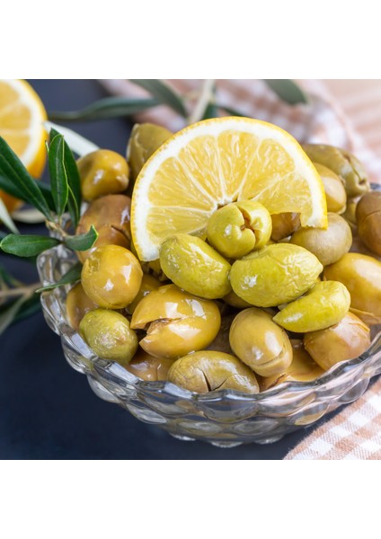 Yeşil Zeytin Limon -Kekik -Pancar Salamurasında 2 Li Paket