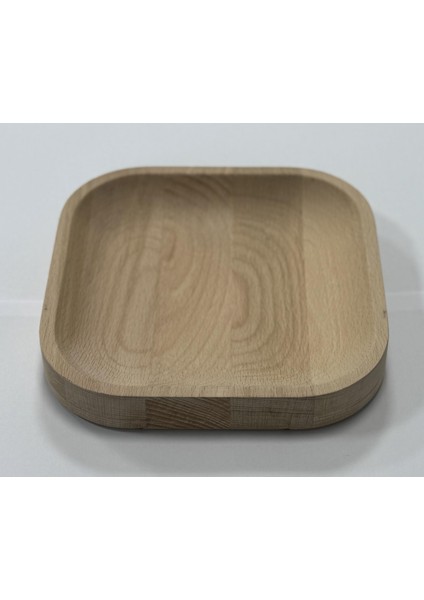 Ada Ahşap Kayın Sunum/çerez Tabağı