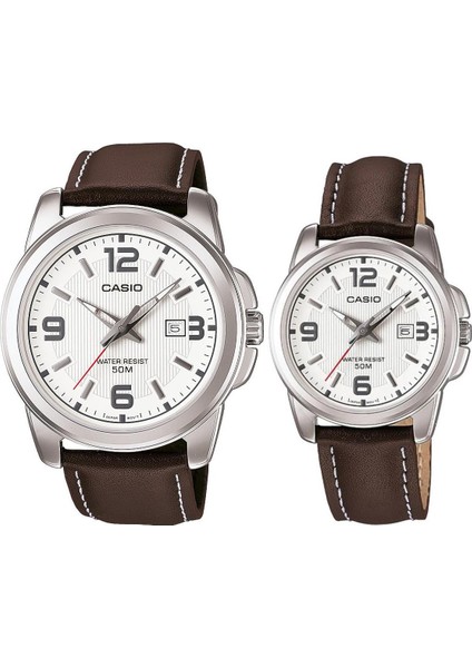 Mtp-Ltp- 1314L-7AVDF Çift Kol Saati (Kadın-Erkek)