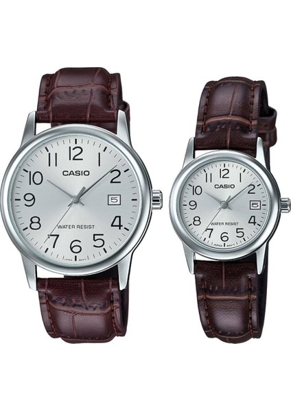 Mtp-Ltp- V002L-7B2UDF Çift Kol Saati (Kadın-Erkek)