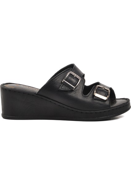 Ayakmod Siyah Kadın Terlik modelleri