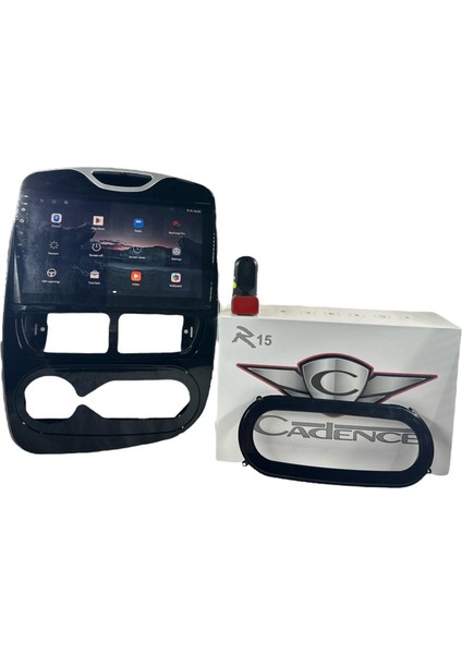 Clio 4 2013-2016 Cadence R15 (Dvr Kayıt Cihazı Hediye) Pro Oem Multimedia