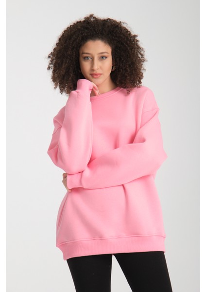 Uzun Kol 3 Iplik Sweatshirt Bk 1014