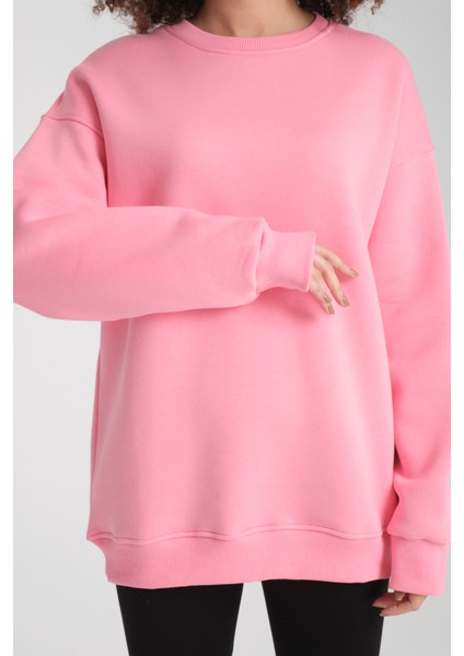 Uzun Kol 3 Iplik Sweatshirt Bk 1014 modelleri