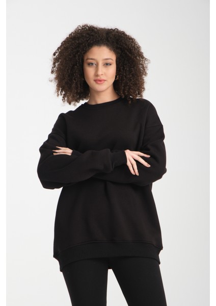 Uzun Kol 3 Iplik Sweatshirt Bk 1014 indirimleri
