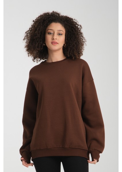 Uzun Kol 3 Iplik Sweatshirt Bk 1014