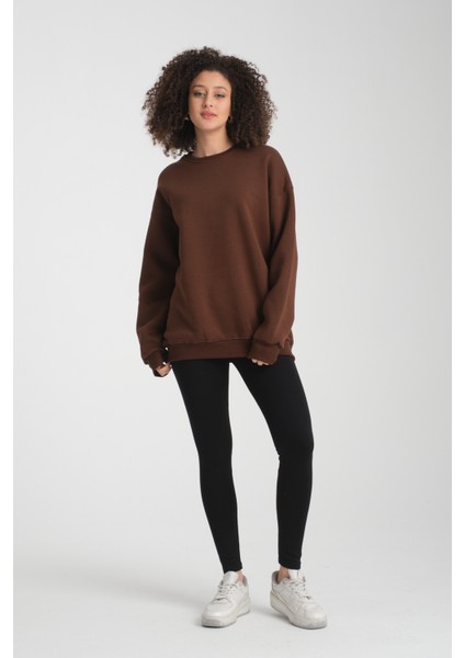 Uzun Kol 3 Iplik Sweatshirt Bk 1014