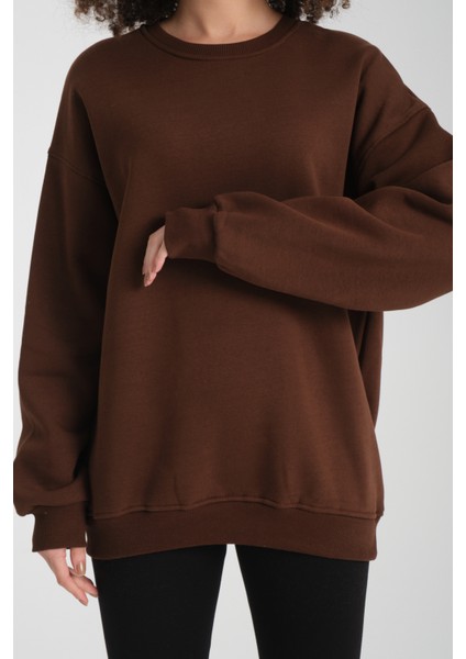 Uzun Kol 3 Iplik Sweatshirt Bk 1014