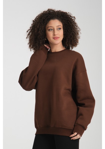 Uzun Kol 3 Iplik Sweatshirt Bk 1014