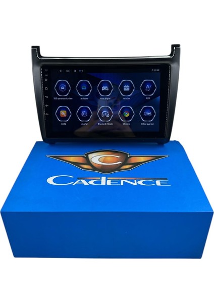 Polo 2008-2015 Cadence 6-128 (Sim Kartlı) 360 Cam Destekli Pro Oem Multimedia