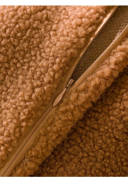 Lcw Home Kahverengi Pelüş Kırlent Kılıfı 45 x 45 cm modelleri