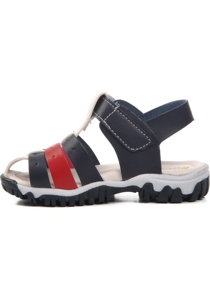 Ayakmod Lacivert-Beyaz-Kırmızı Bebek Sandalet fiyatları