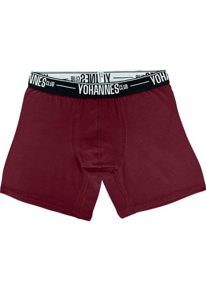 erkek, Özel Anatomik Pamuklu Boxer,tekli, Bordo