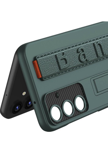 Galaxy S24 Plus Kılıf Standlı El Tutacaklı Band Kapak modelleri