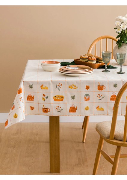 Lcw Home Baskılı Masa Örtüsü 150X150 cm